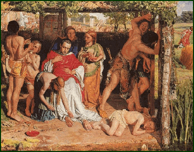 Druids Sheltering a Christian Missionary